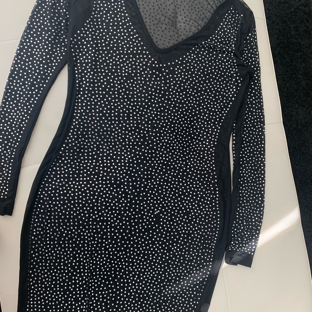 FemmeLux Sheer dress SIZE S